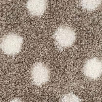 Fitwarm Sherpa Polka Dot Dog Coat Turtleneck Fuzzy Doggie Sweater Puppy Winter Clothes Doggy Knitted Outfits Pet Cold Weather Clothes Cat Apparel Pink Medium